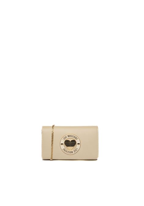 borsa a spalla avorio LOVE MOSCHINO | JC4368PP0N-110